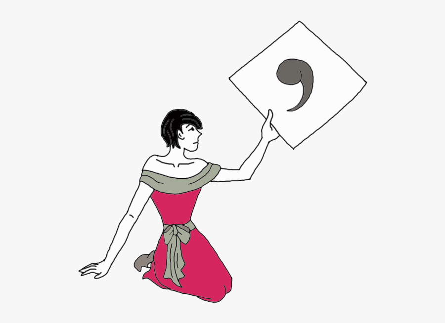 Comma - Illustration, Transparent Clipart