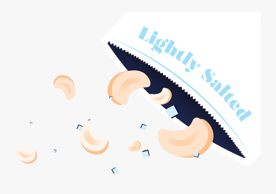 Lightly Salted Chip Bag, Transparent Clipart