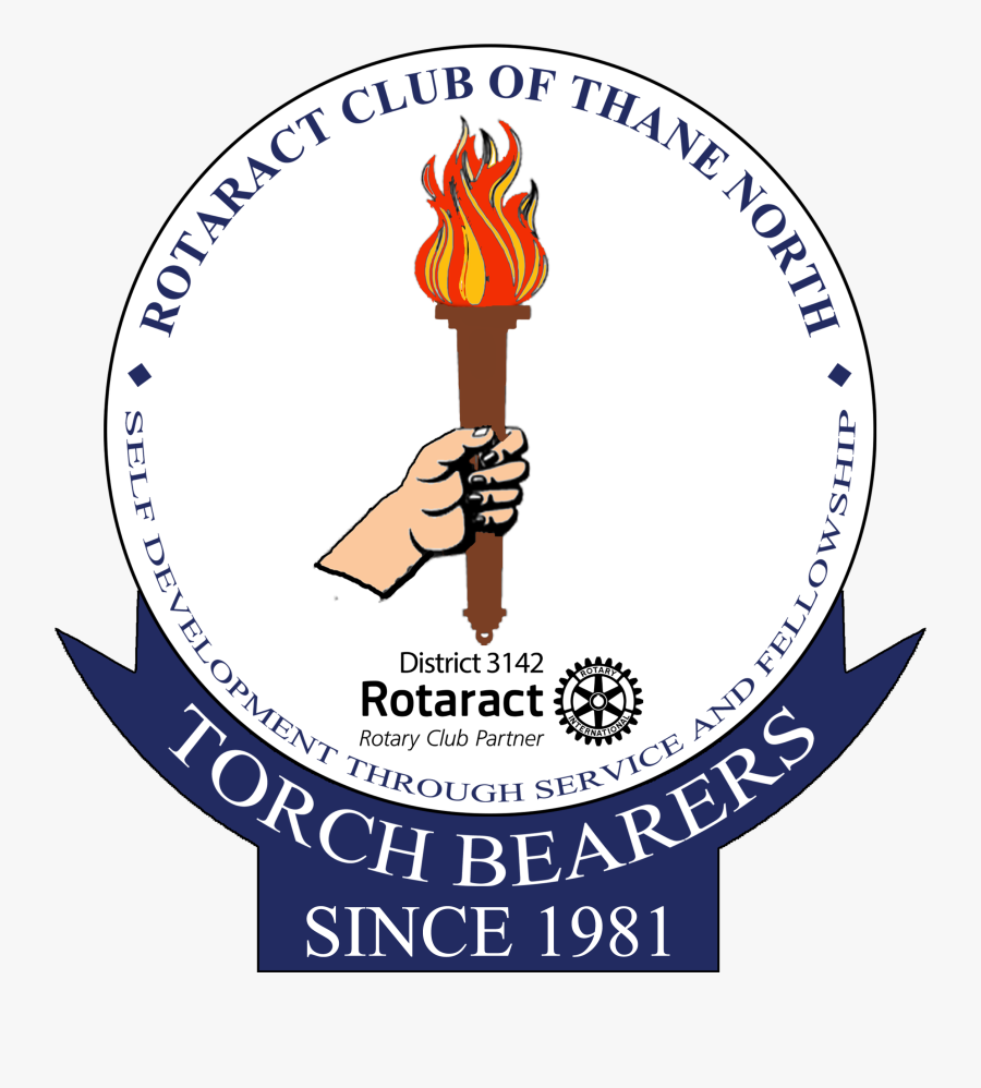 Rotary Torchbearers Logo, Transparent Clipart