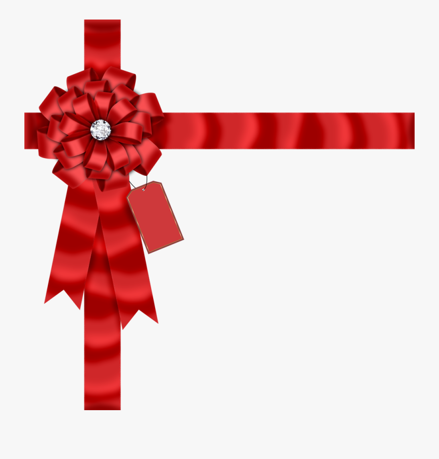 Transparent Presente Png - Green Christmas Ribbon Png, Transparent Clipart