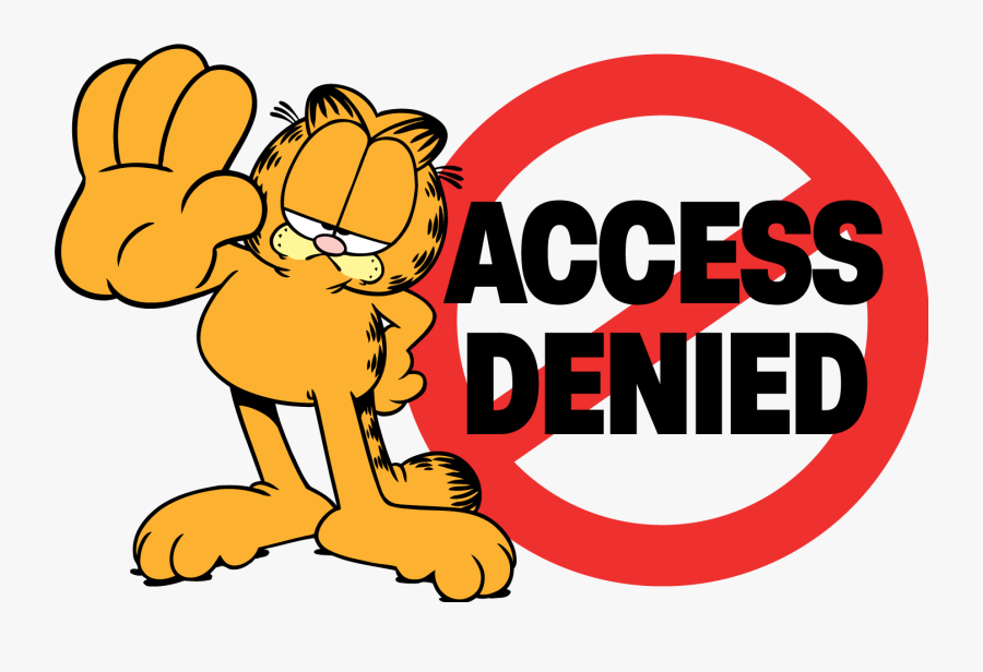 Garfield No Smoking, Transparent Clipart