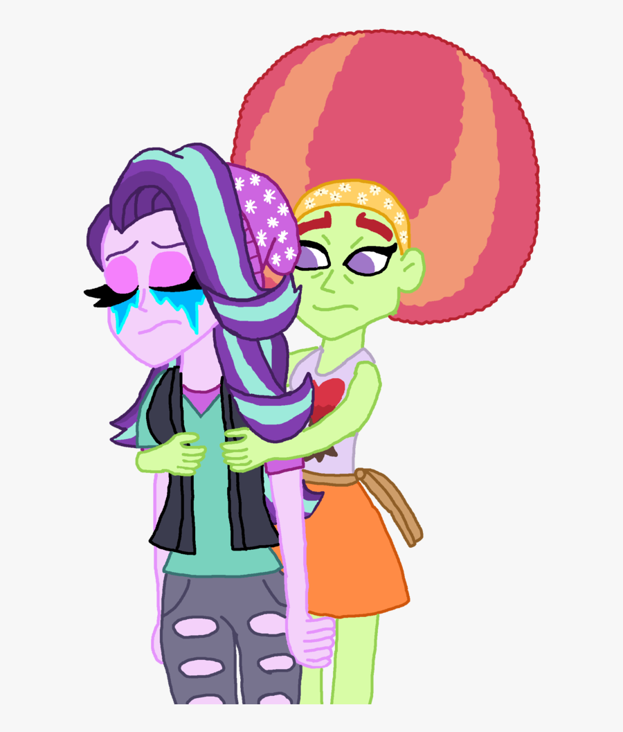 Hug Clipart Comfort - Equestria Girls Sad Hug Base, Transparent Clipart