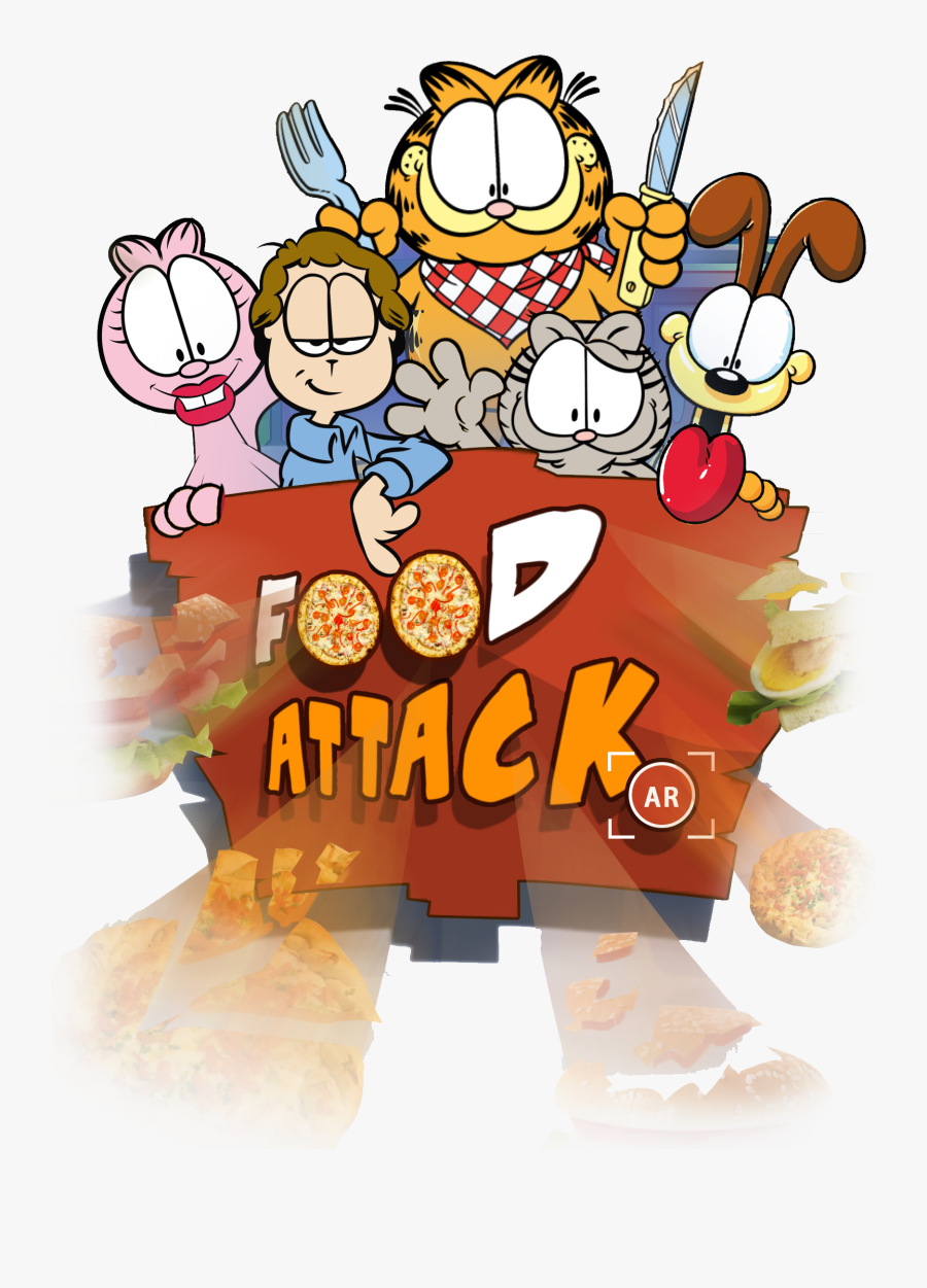 Transparent Person Eating Breakfast Clipart - Garfield, Transparent Clipart