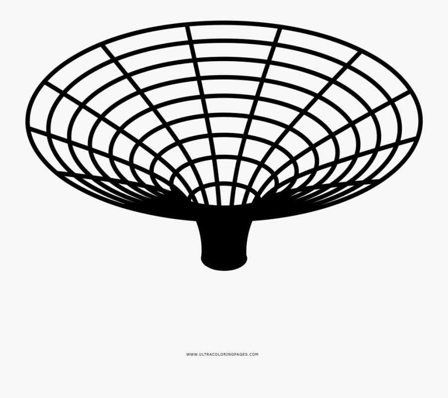 Blackhole Coloring Page - Circle With 15 Degrees, Transparent Clipart