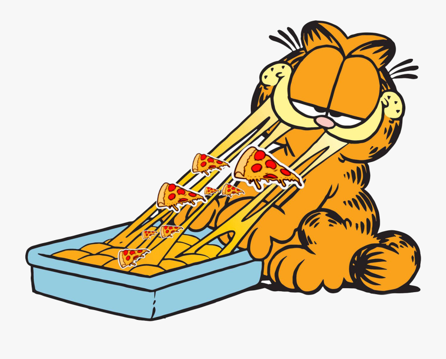 Garfield Png Pic - Garfield Eat, Transparent Clipart