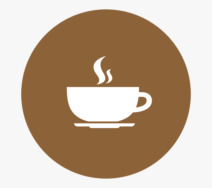 Cup,coffee Art,beige,logo - Brown Coffee Cup Icon, Transparent Clipart