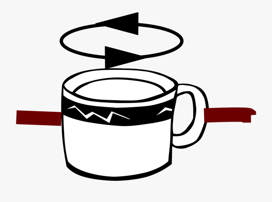 Cup, Hot, Coffee, Drink, Beverage, Rotating, Rotation - Rotating Cup Gif, Transparent Clipart