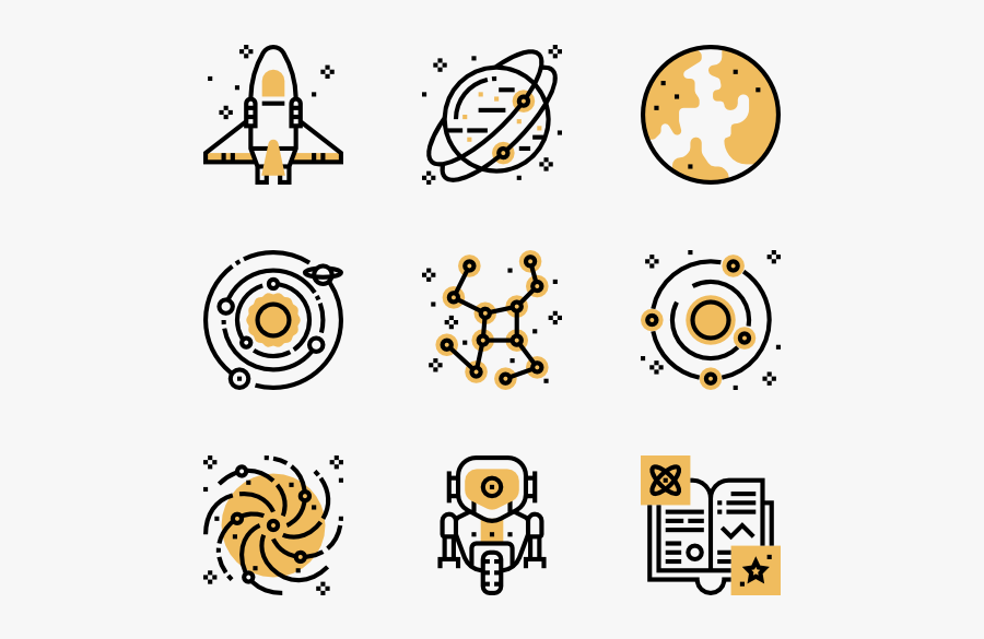 Astronautics Technology - Vector Travel Icon Png, Transparent Clipart
