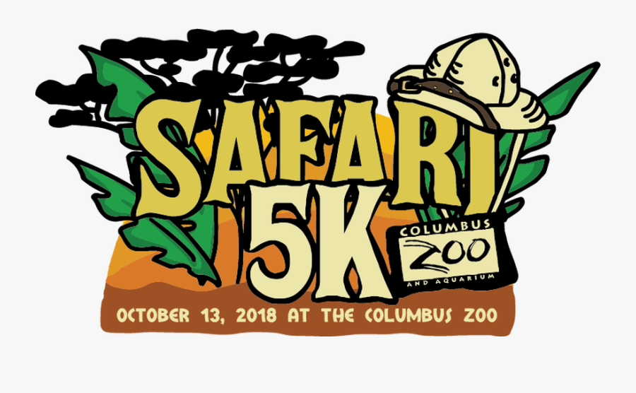 Safari 5k Columbus Zoo, Transparent Clipart