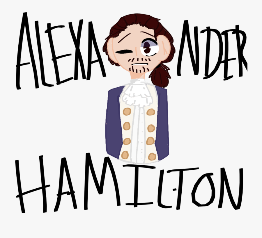 Alexander Hamilton W - Cartoon, Transparent Clipart