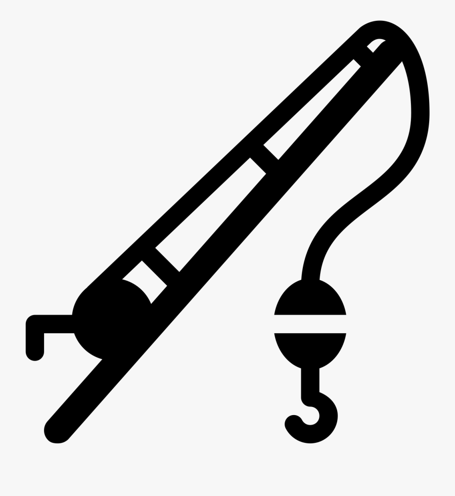 Storage Clip Fishing Pole - Caña De Pesca Icono Png, Transparent Clipart