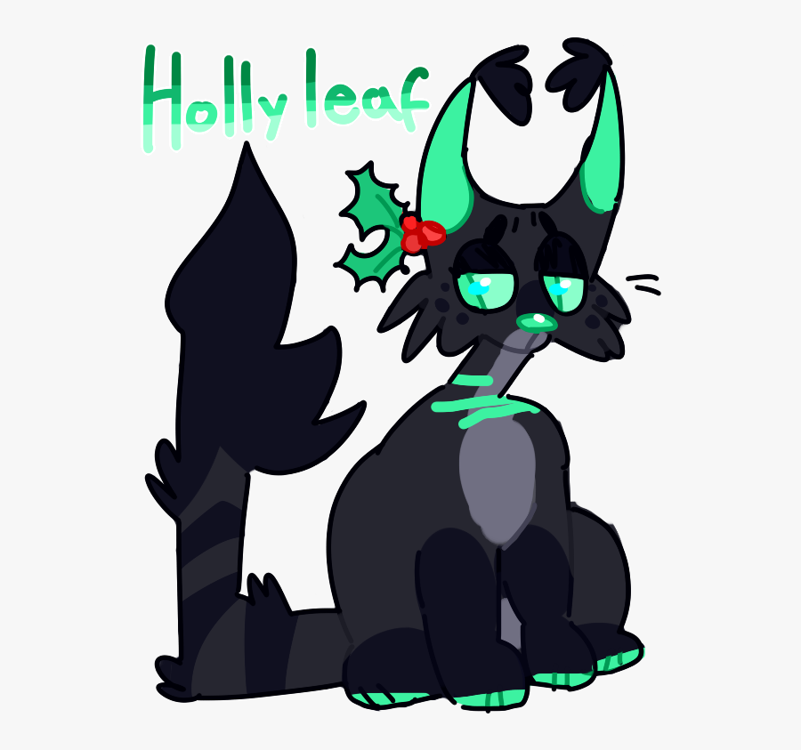 Small Doodle Of Holly - Cartoon, Transparent Clipart