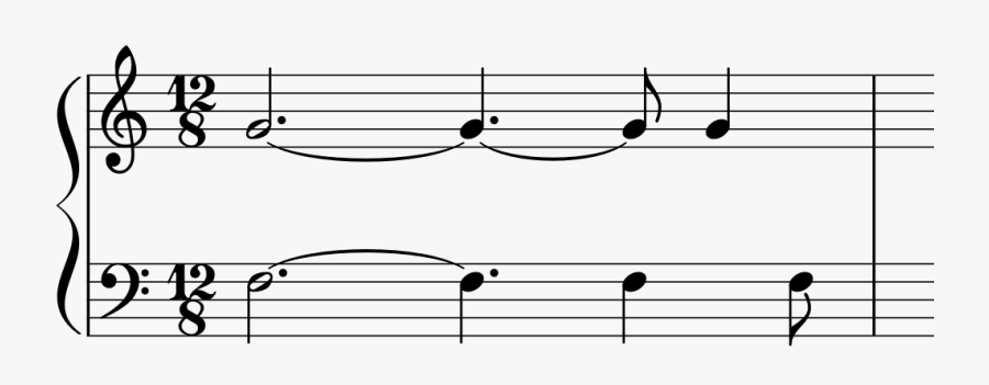 Capture Correct Ties - 6 8 Bar Lines, Transparent Clipart