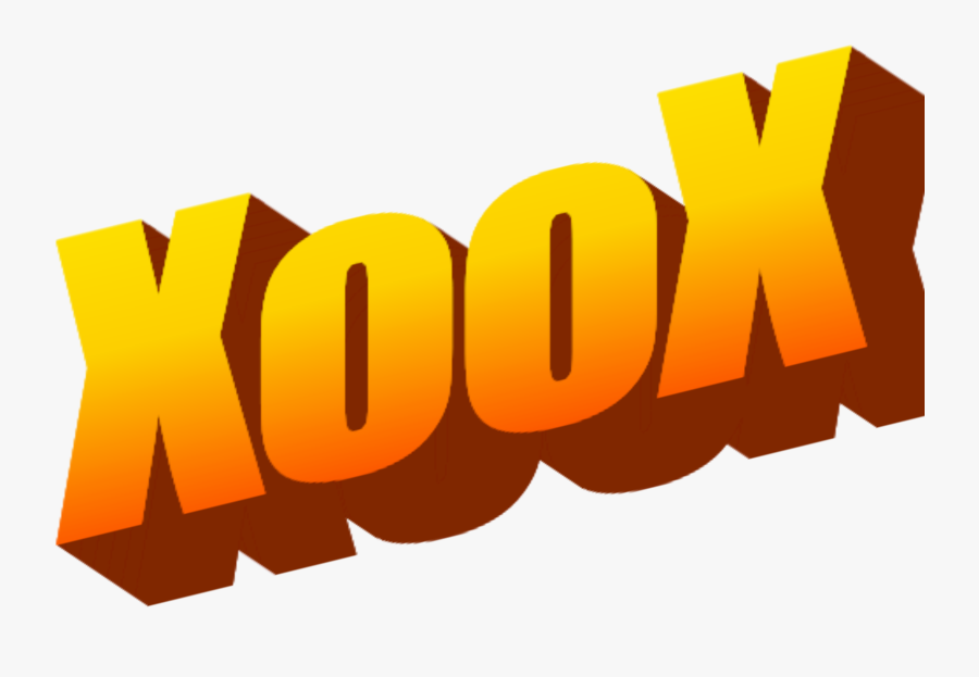 Xoox - Word Art Font Download, Transparent Clipart