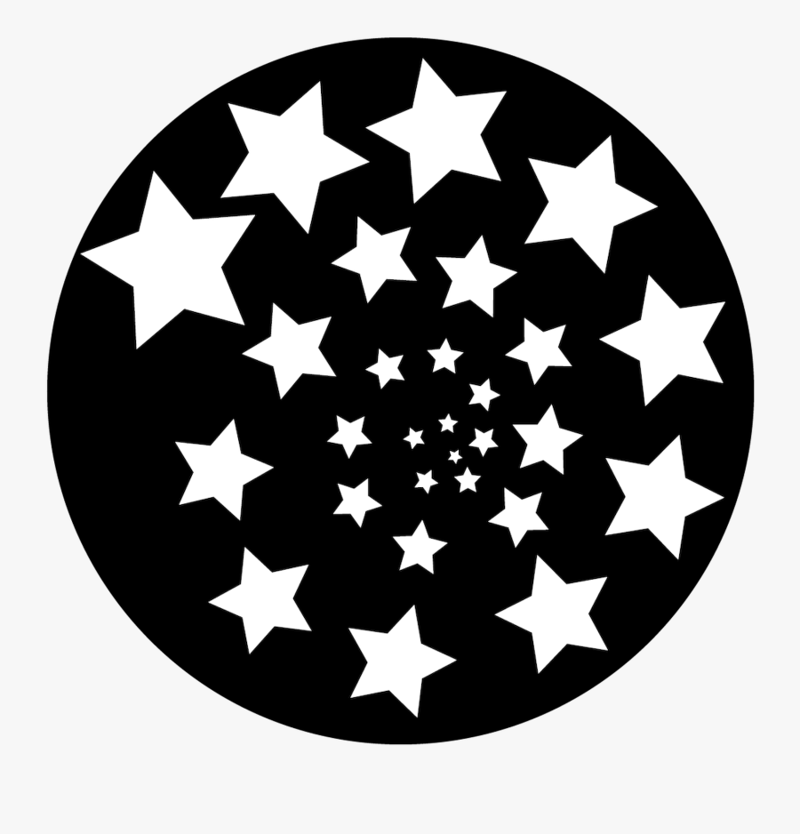 Stars Spiral - Hussla Stealth Matt Black, Transparent Clipart