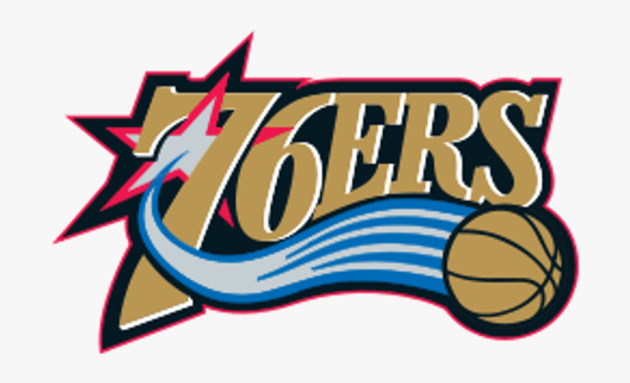 250px Philadelphia 76ers Svg - Old School 76ers Logo, Transparent Clipart