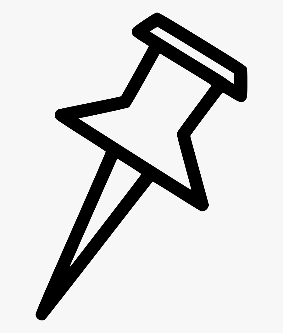 Pin Pushpin - Air Transat Logo Vector, Transparent Clipart