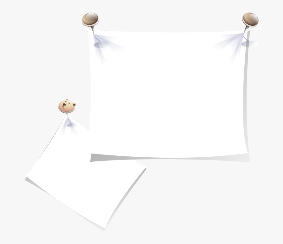 #ftestickers #paper #papers #pushpin #3deffect - Paper, Transparent Clipart