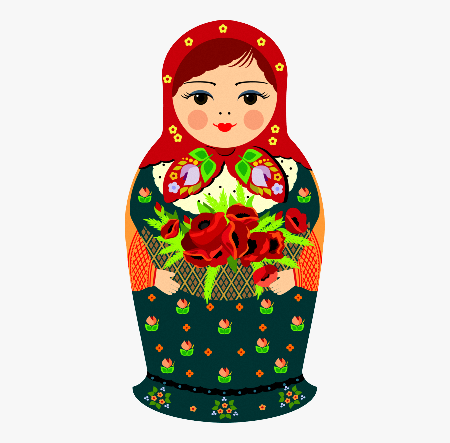 Matryoshka Doll Png - Russian Doll Illustration, Transparent Clipart