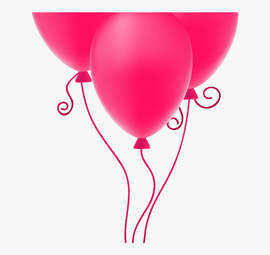 Transparent Twitter Bird Png - Pink Balloons On Transparent Background, Transparent Clipart