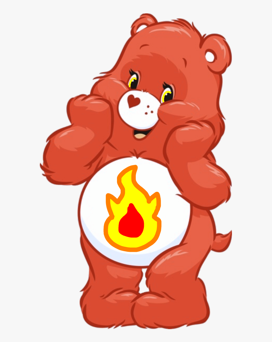 red care bear