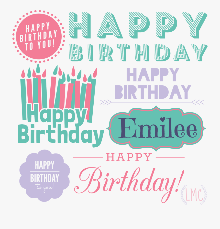 Happy 25 Birthday Sarah, Transparent Clipart