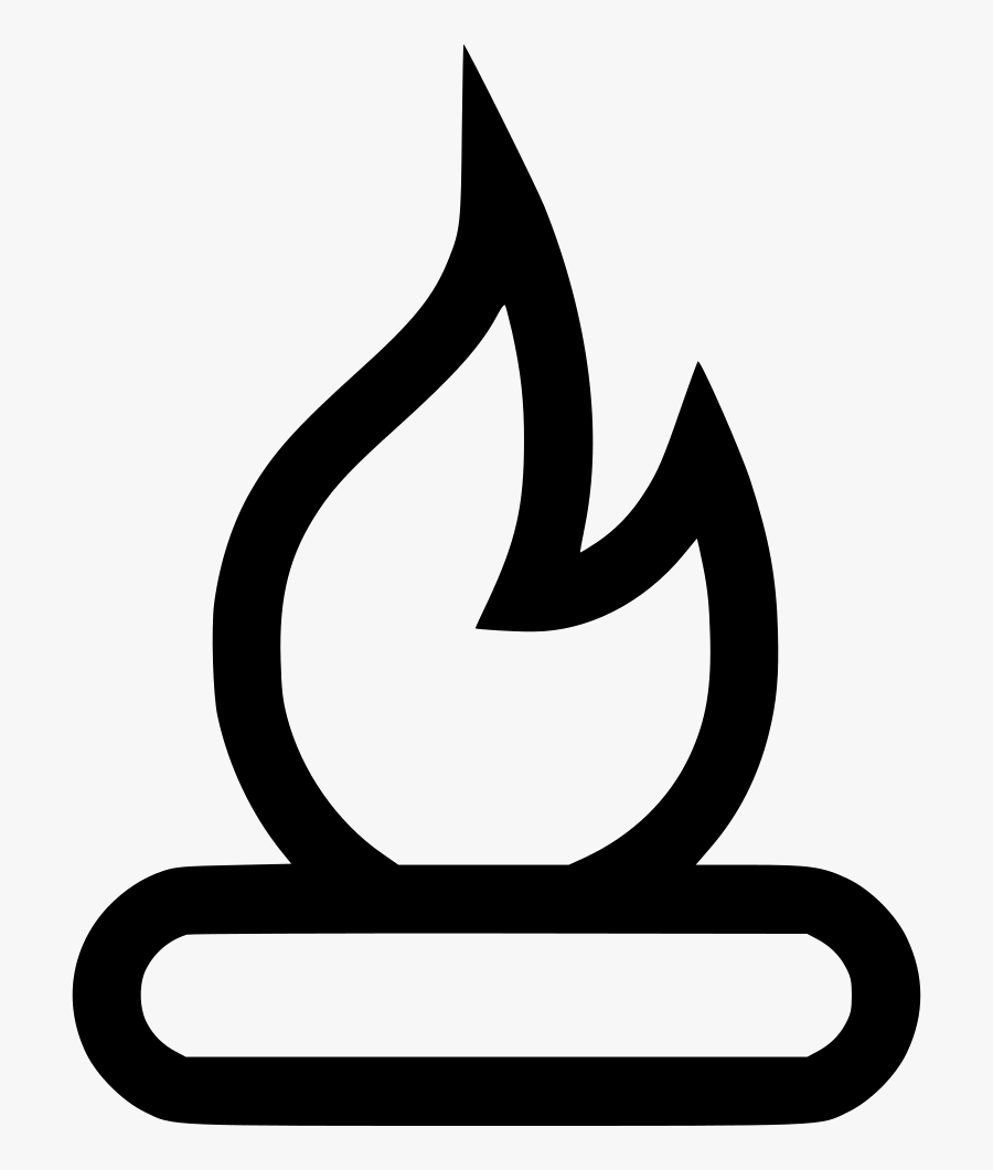 Fire Wood Camp Outdoor Icon - Bonfire, Transparent Clipart