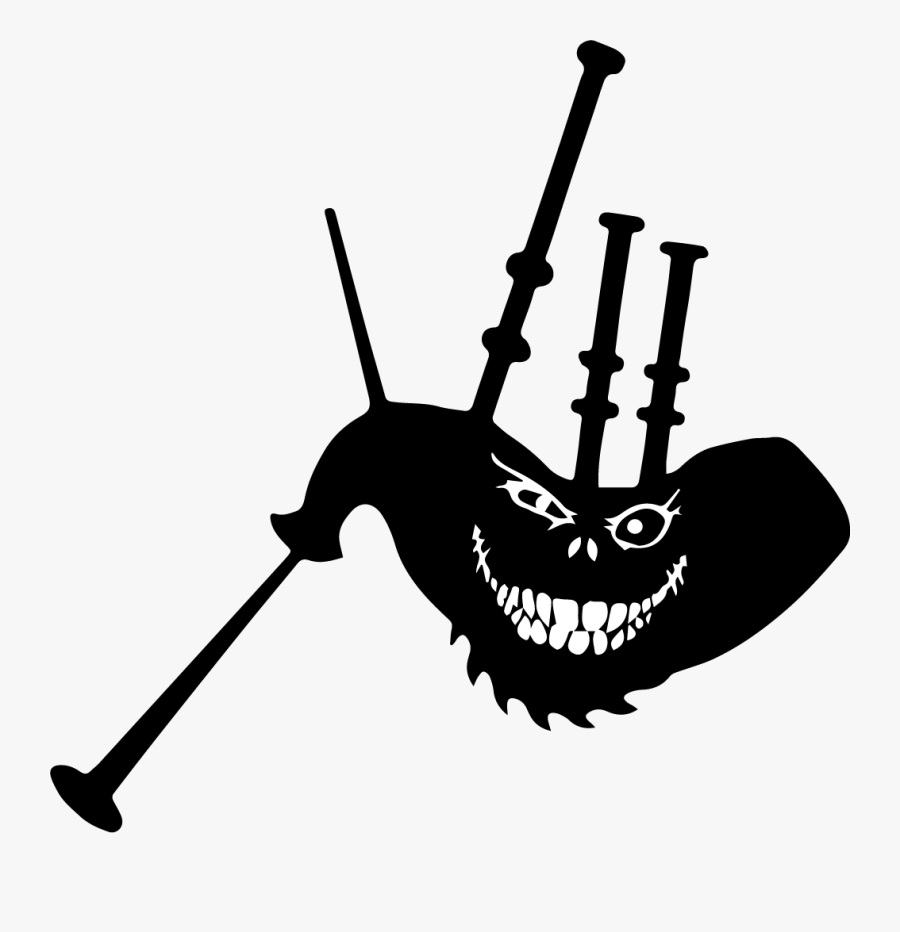 Bagpipe Logo, Transparent Clipart
