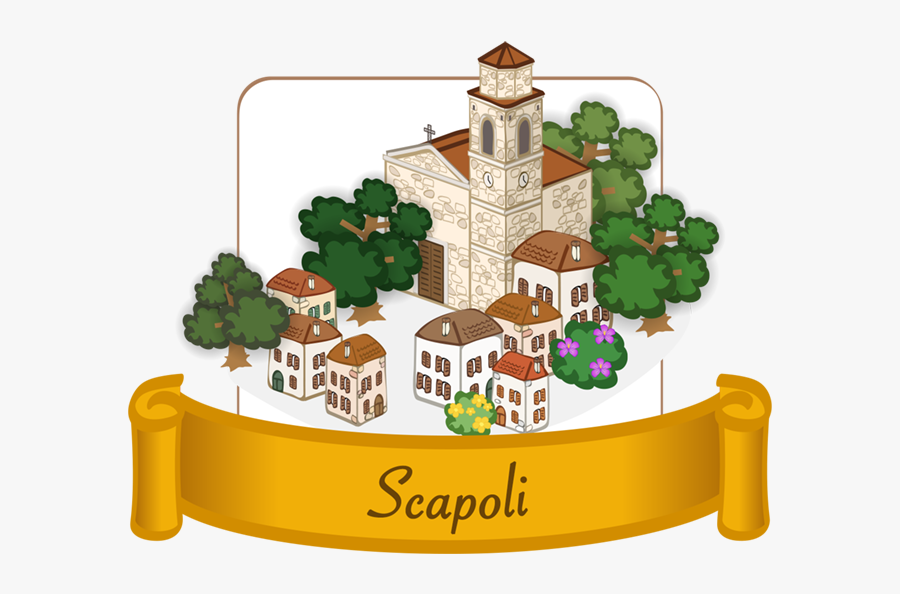0447-scapoli - Castelvecchio Calvisio, Transparent Clipart