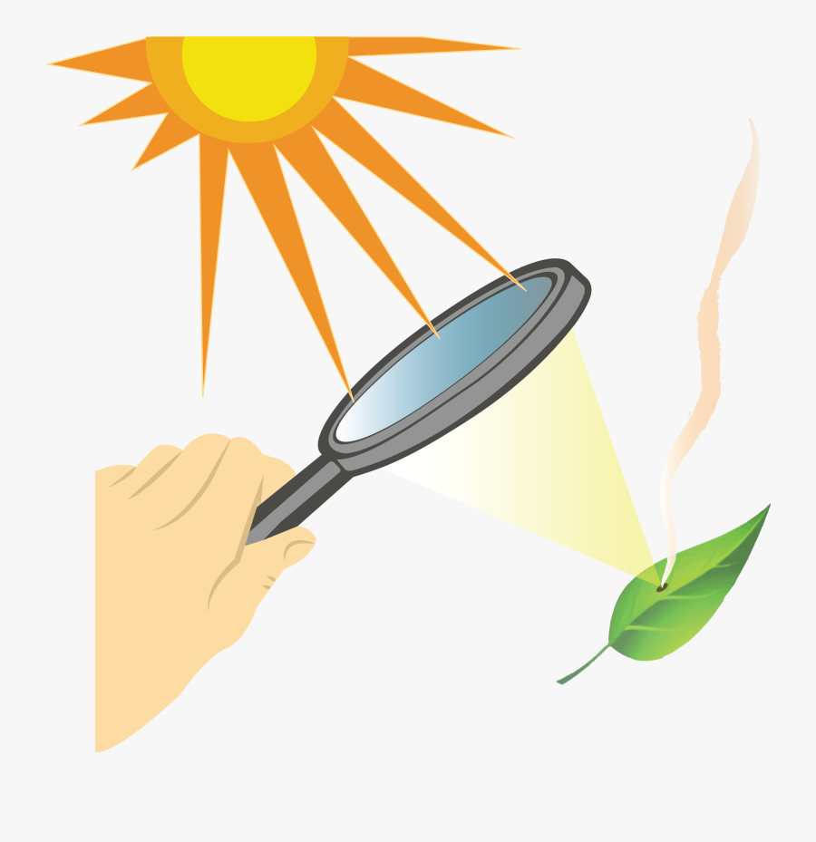 Png Magnifying Glass Burning, Transparent Clipart