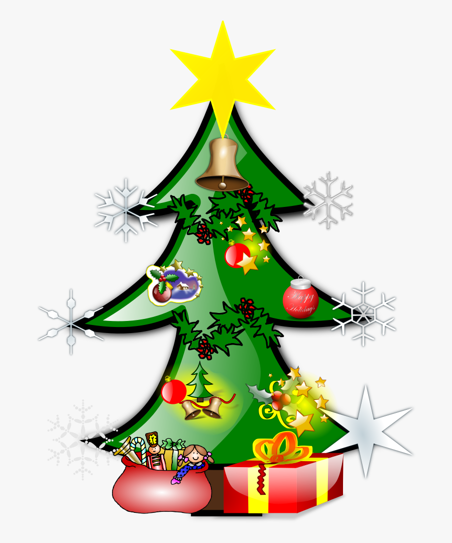 Christmas Tree, Transparent Clipart