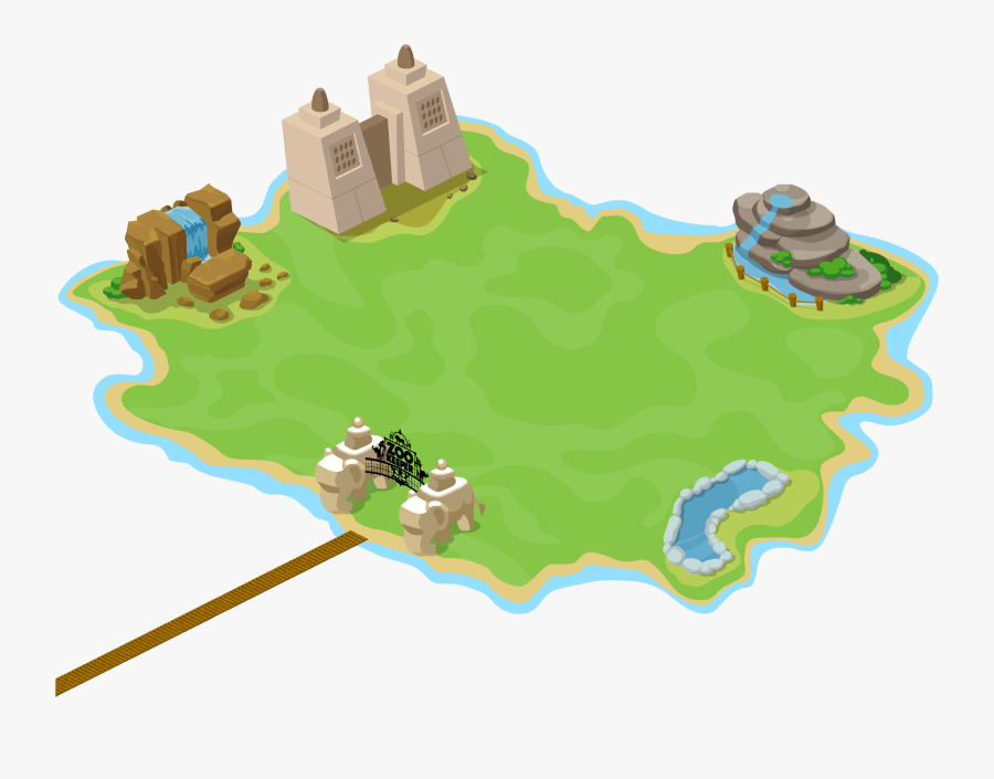 Zookeeper Movie Map - Illustration, Transparent Clipart