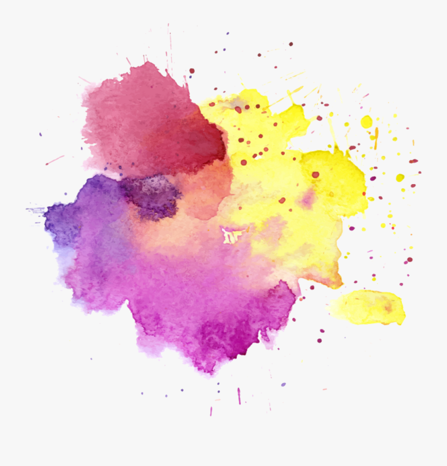 Watercolor Splash Effect Png, Transparent Clipart