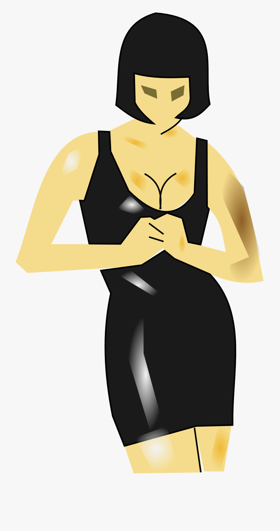 Sexy Hot Woman - Bitch Vector Png, Transparent Clipart