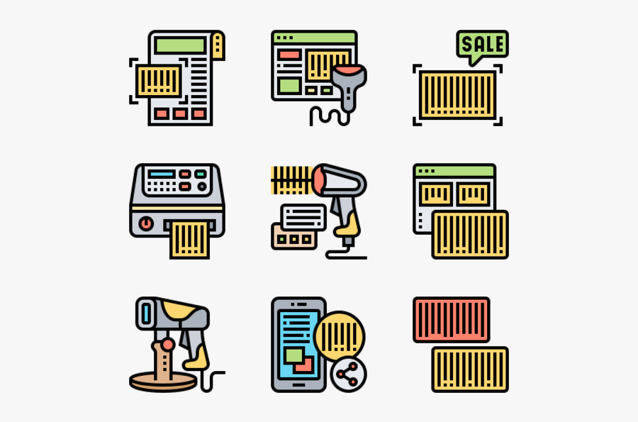 Barcode And Qr Code, Transparent Clipart