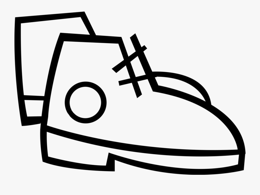 Vector Illustration Of Hiking Boots Footwear Designed, Transparent Clipart
