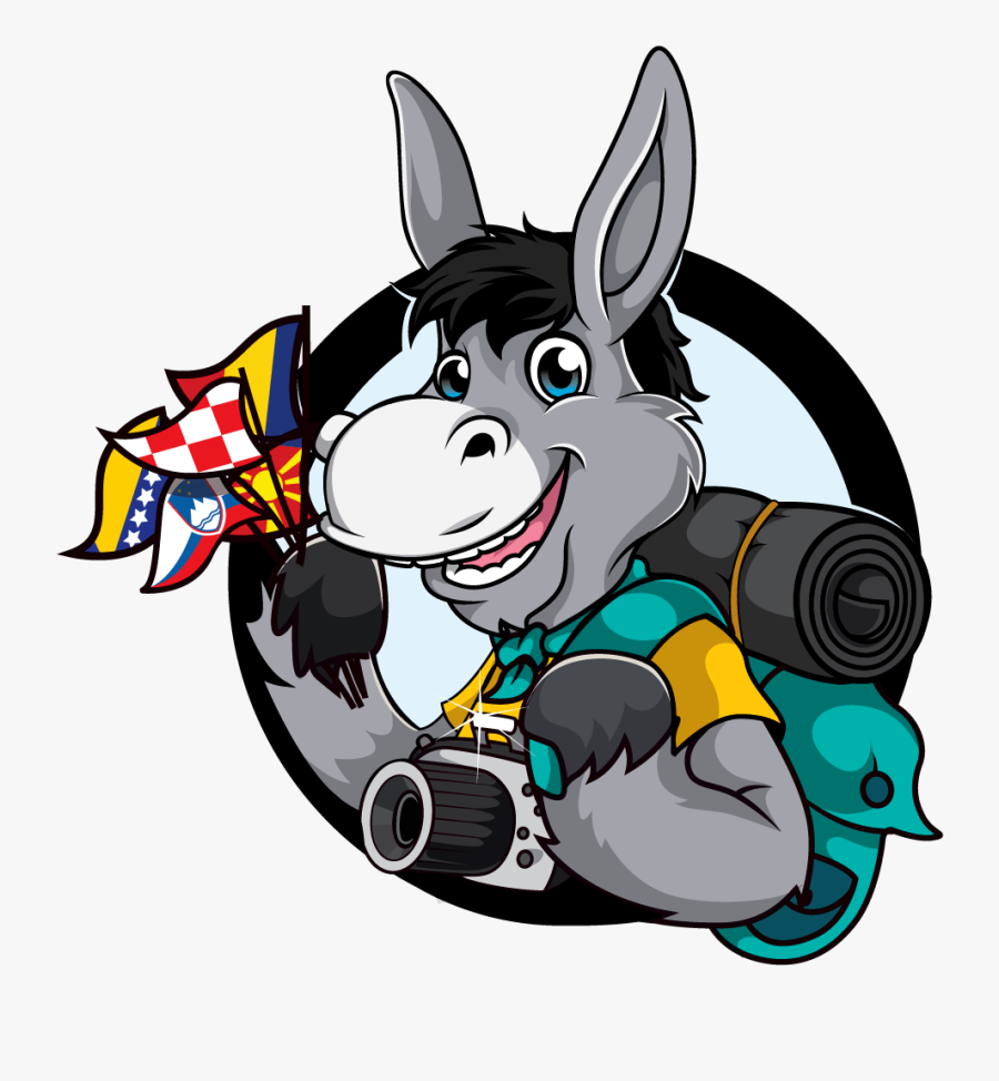 Chasing The Donkey Logo, Transparent Clipart