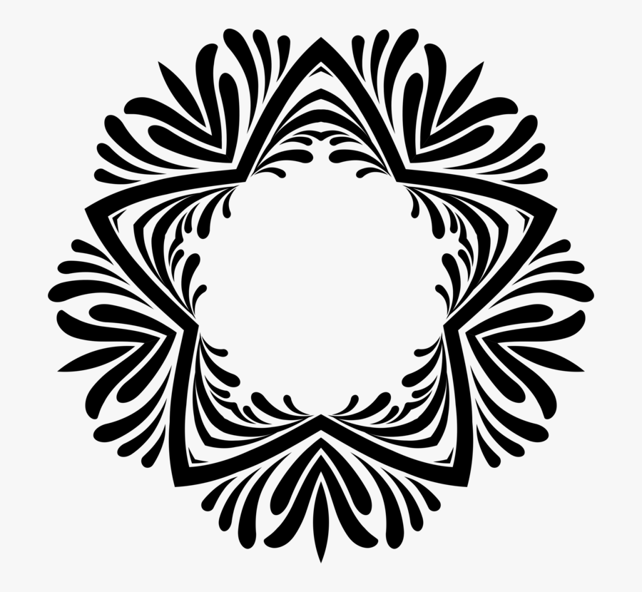 Line Art,plant,flora - Vector Ornament, Transparent Clipart