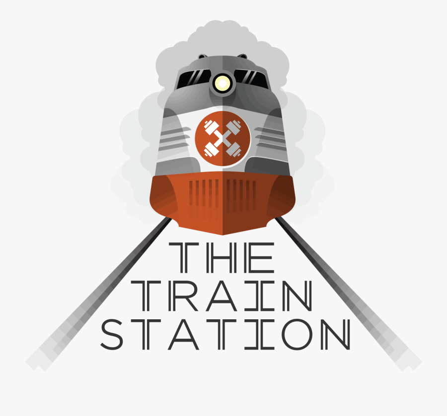 Train Station Logo Design, Transparent Clipart