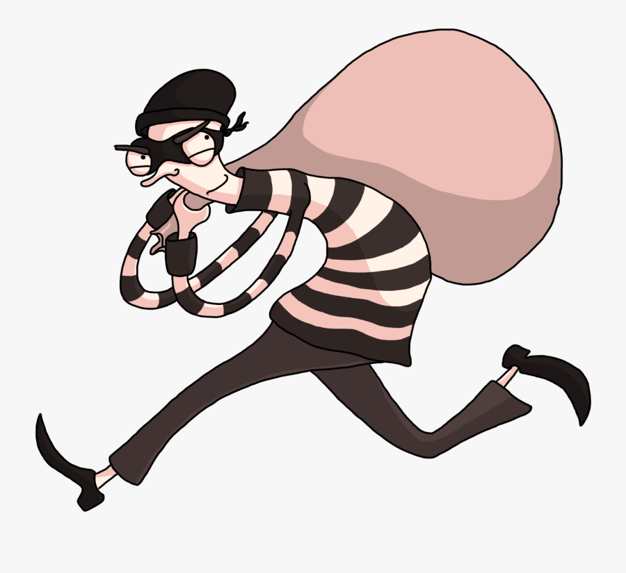 Bank Robber Clip Art, Transparent Clipart