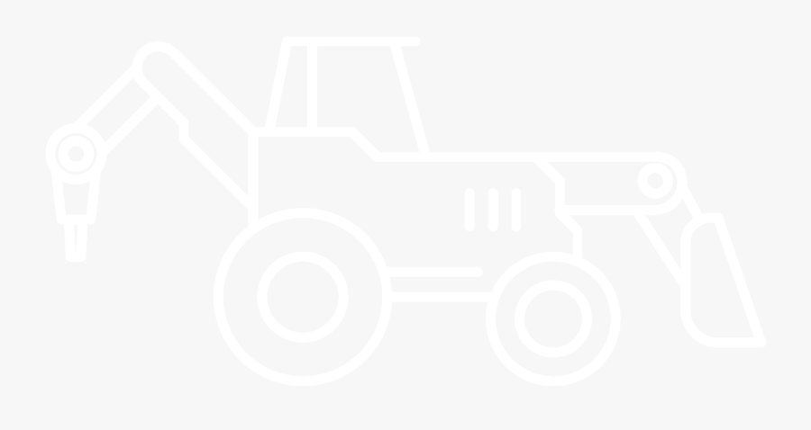 Backhoe Icon - Toy Vehicle, Transparent Clipart