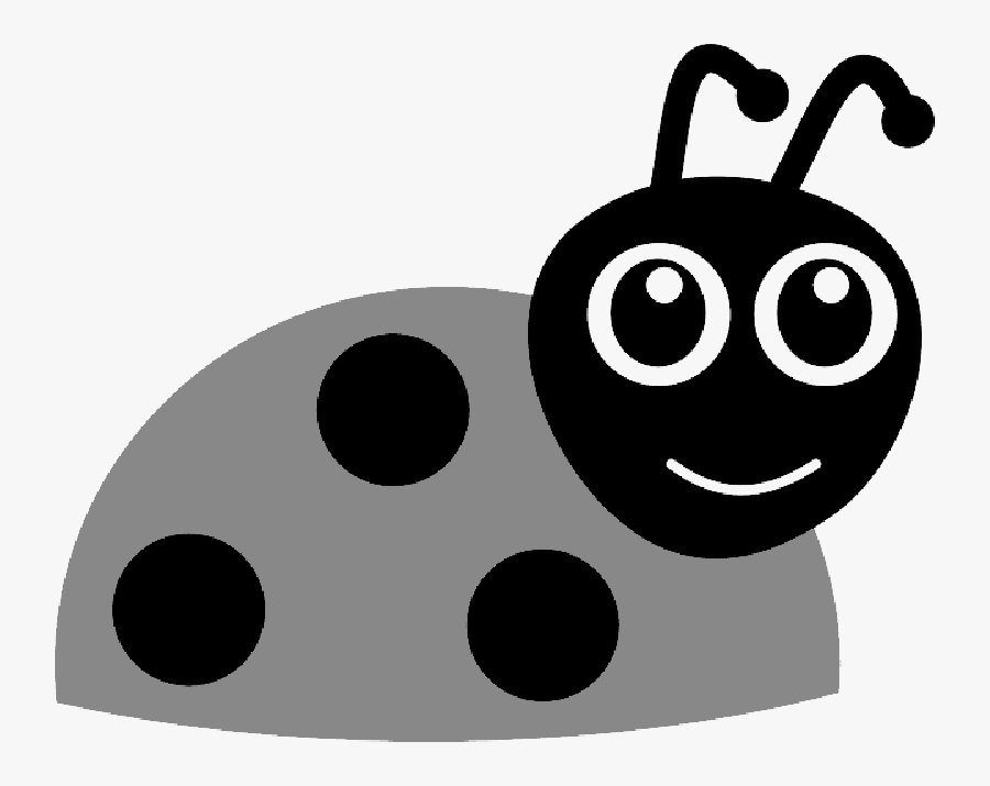 Ladybug, Beetle, Ladybird, Funny, Animal, Bug, Red - Ladybug Cartoon Transparent, Transparent Clipart