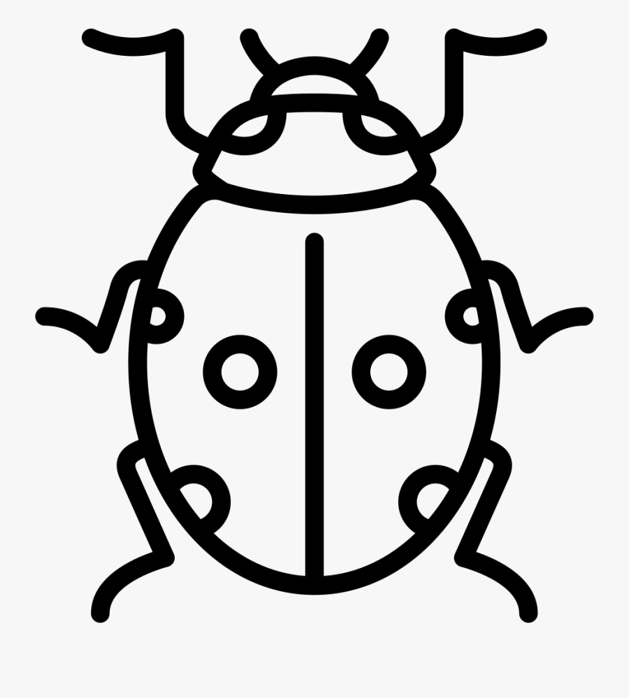 Big Ladybug - Ladybug 8 Vector, Transparent Clipart