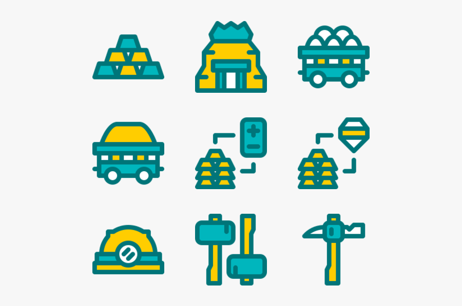 Gold Mine - Mine Icon, Transparent Clipart