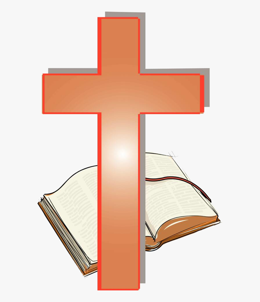 Cross Chapel Clipart Free Cliparts Images On Transparent - Open Bible With Cross Clip Art, Transparent Clipart