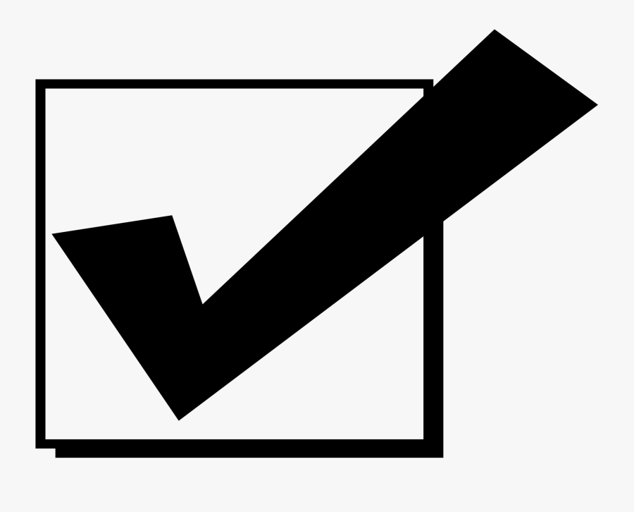 Checked Box Clip Art, Transparent Clipart