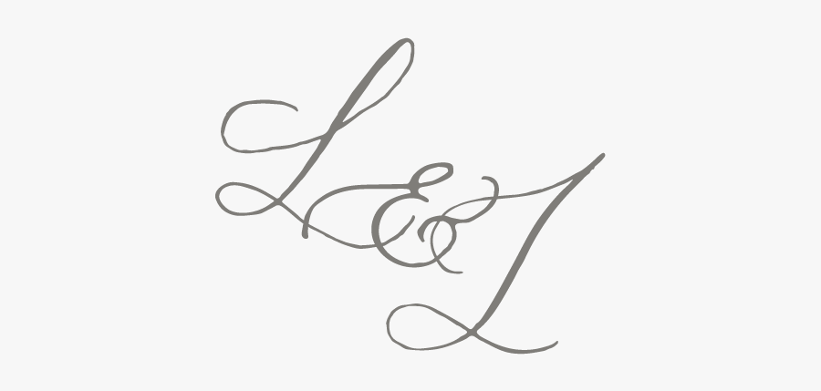 2019 Laurenwedding Logoinitials - Line Art, Transparent Clipart