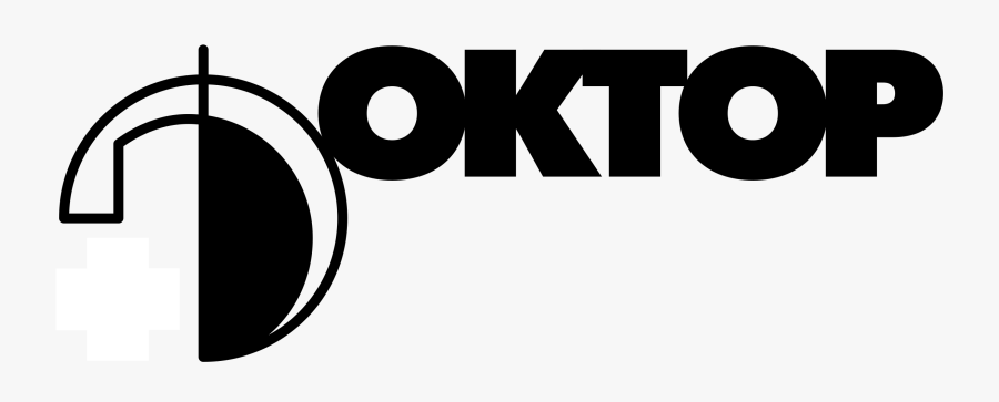 Doctor Logo Black And White - Circle, Transparent Clipart