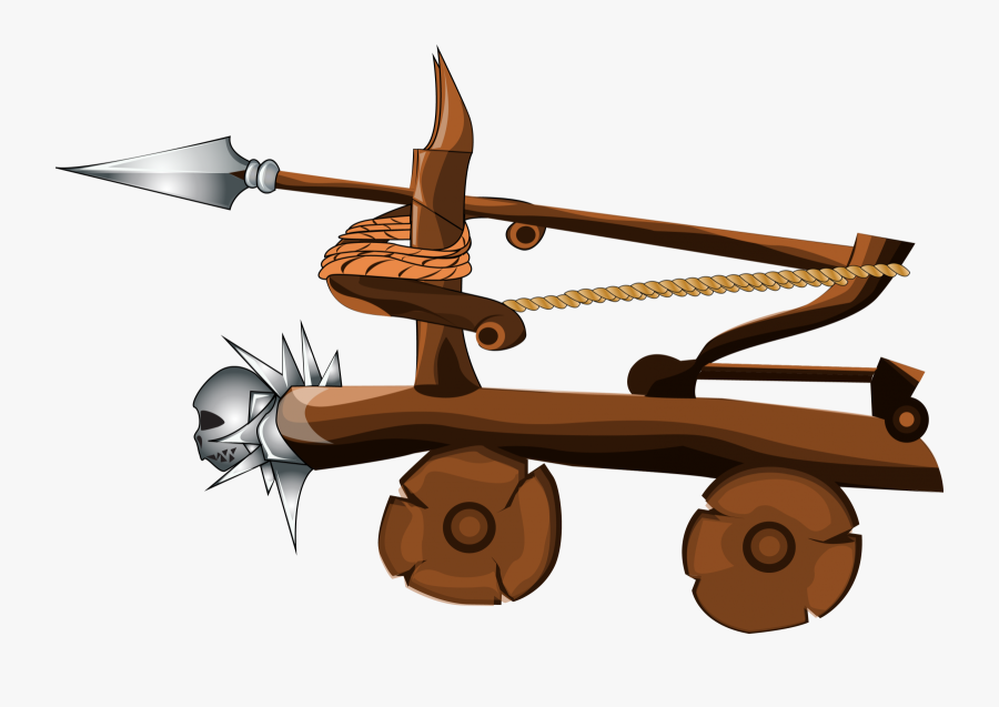 Catapult Design - Cannon, Transparent Clipart