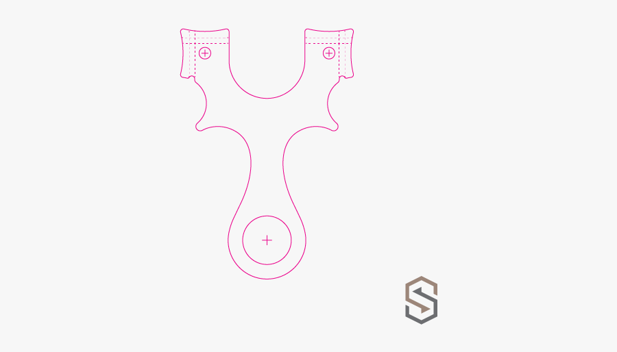 Axiom Slingshot Template, Transparent Clipart